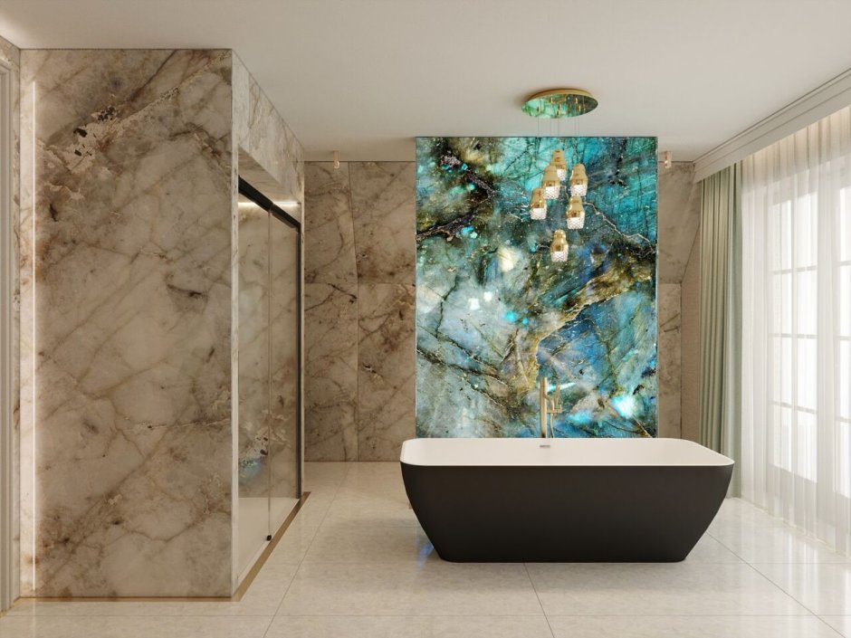 Мраморный шпон