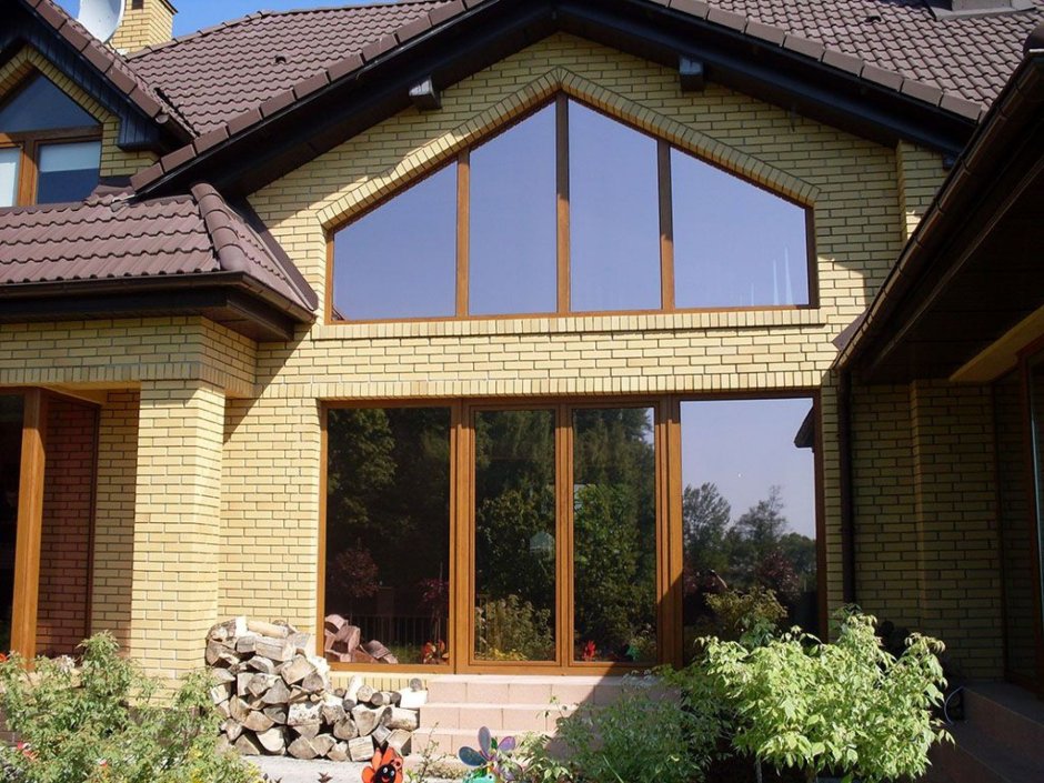 Окна Солар бронза