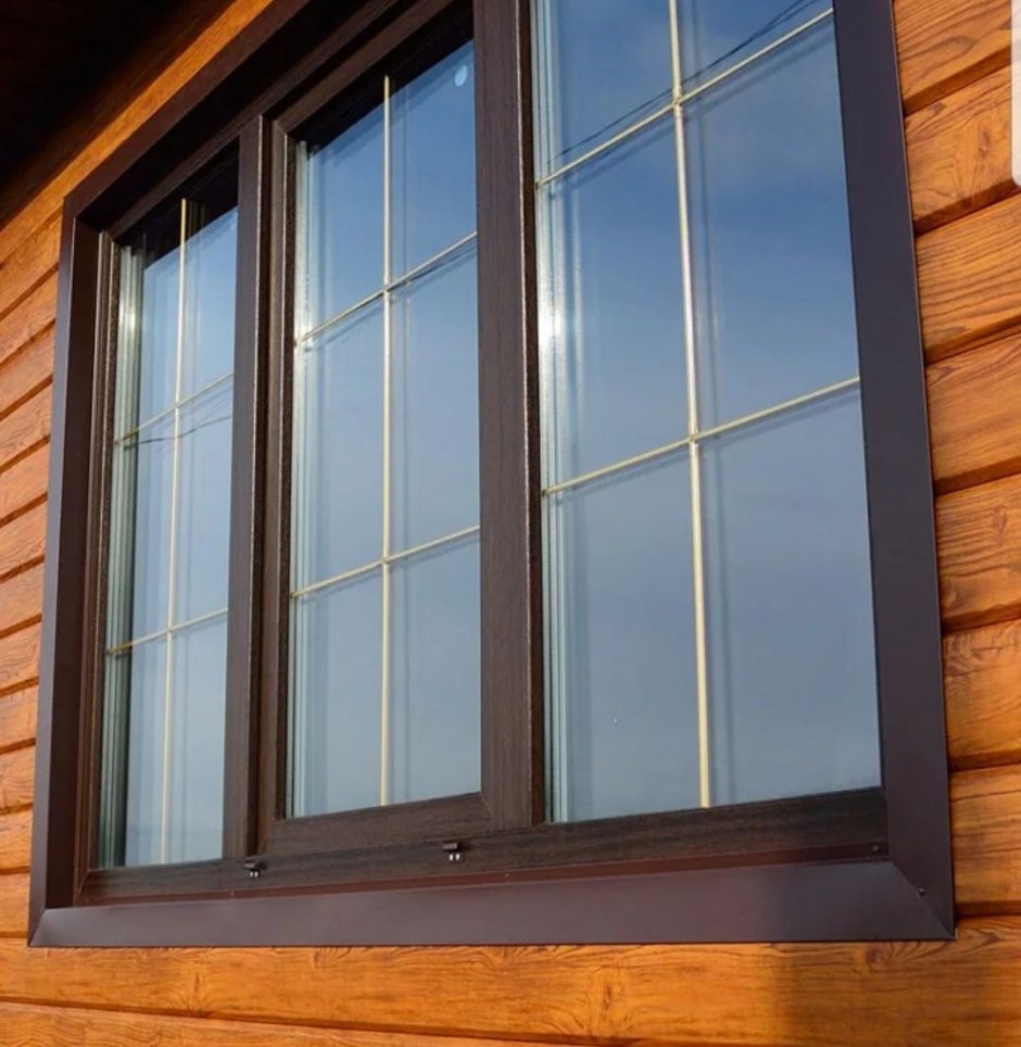 Ламинация окон Рехау