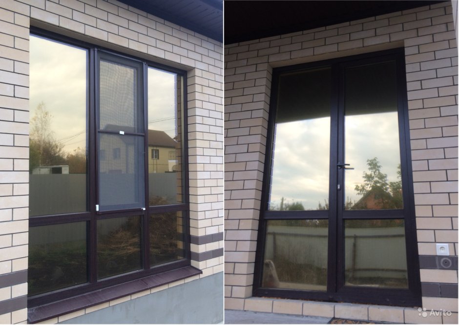 Тонированные стеклопакеты Рехау