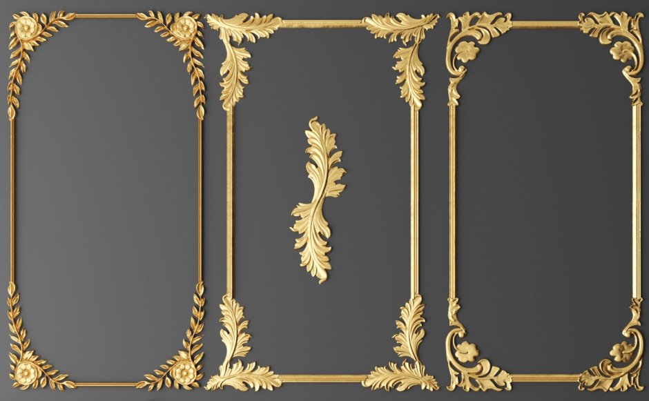 Молдинги для стен в стиле Барокко