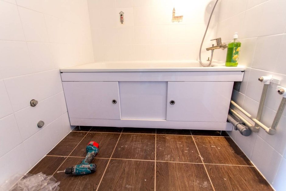 Штора под ванну