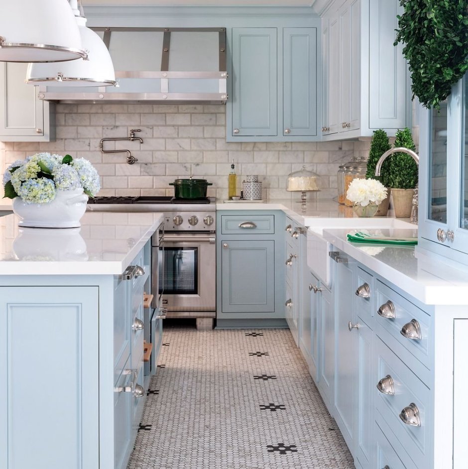 Кухня хофф голубая