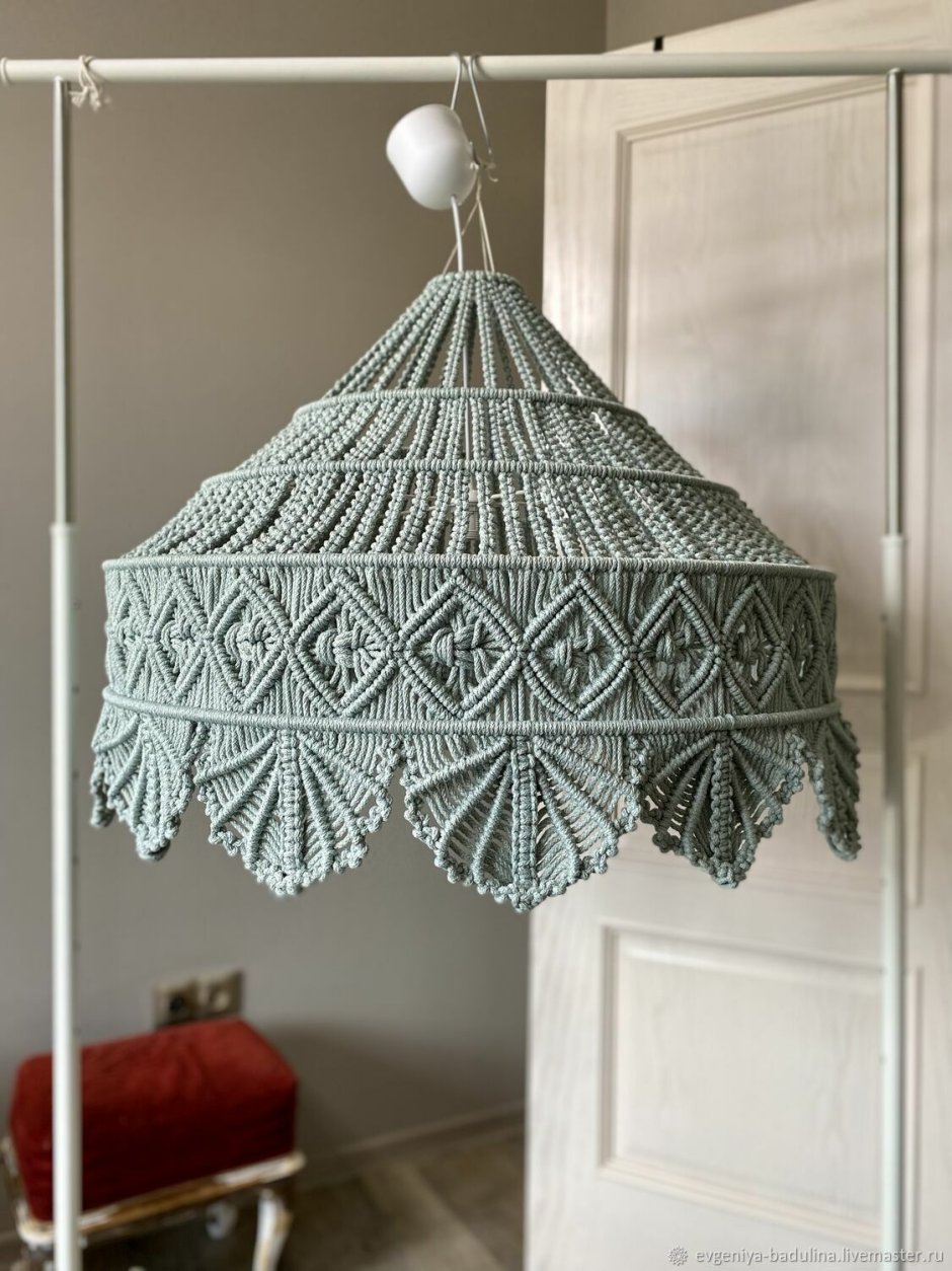 Абажур макраме