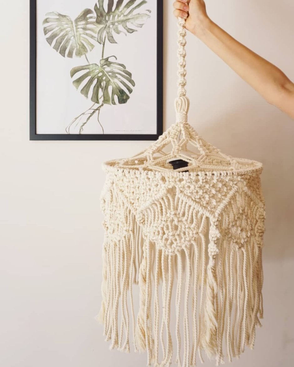 МК абажур макраме