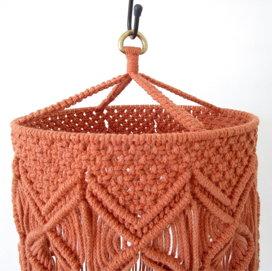 Абажур макраме