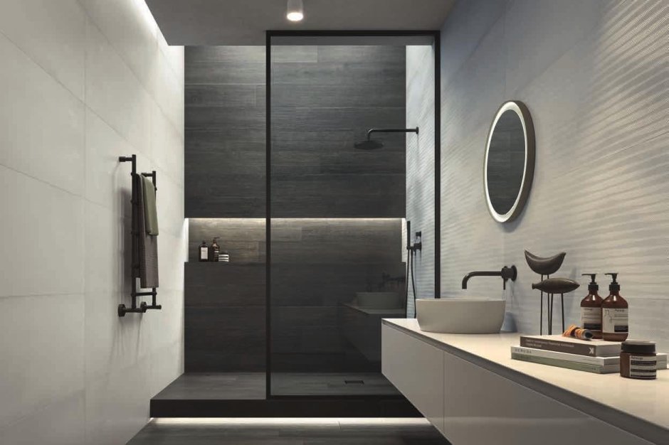 Душевые в современном стиле