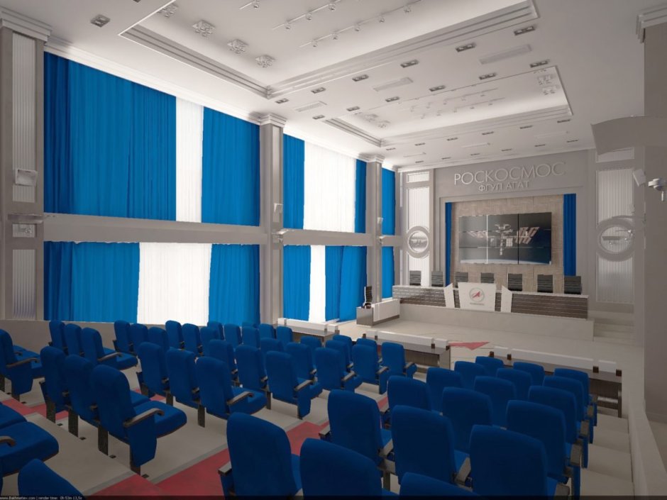 Шторы в актовый зал