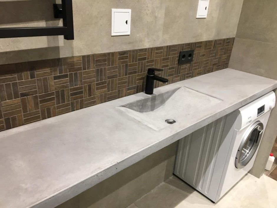 Раковина из цемента