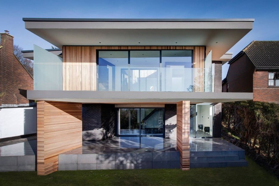 Современные дома с плоской крышей