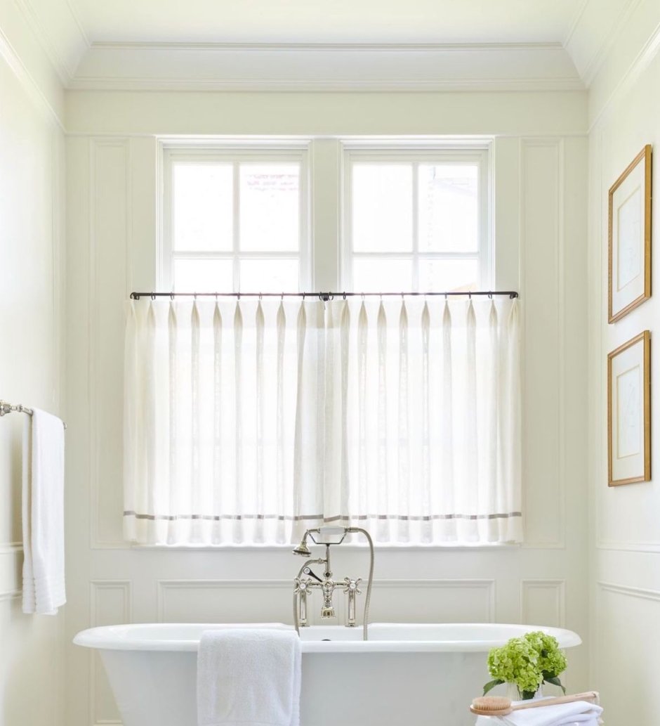 Шторы в ванную на окно