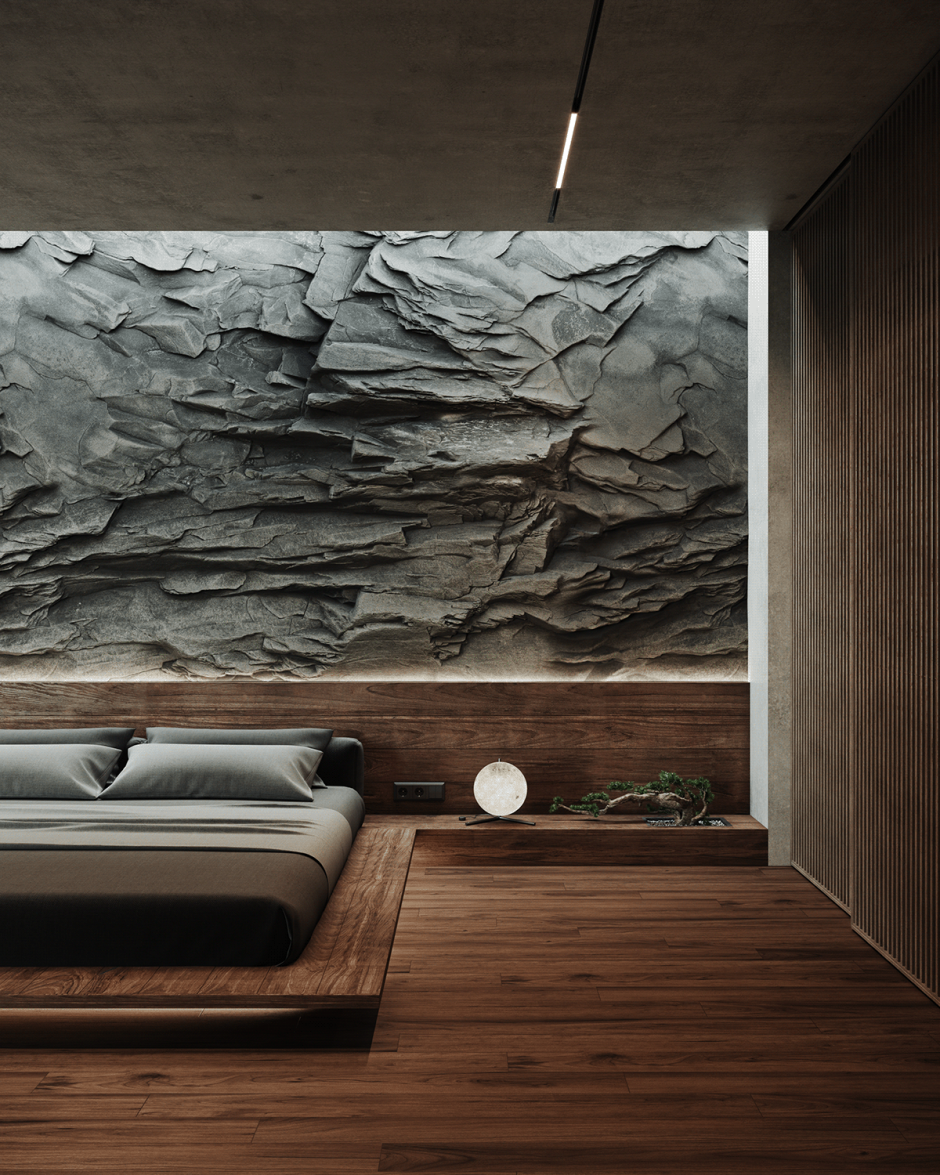 Стена под скалу