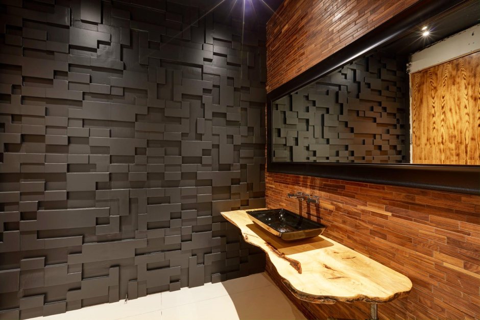 Ванна в стиле пещеры