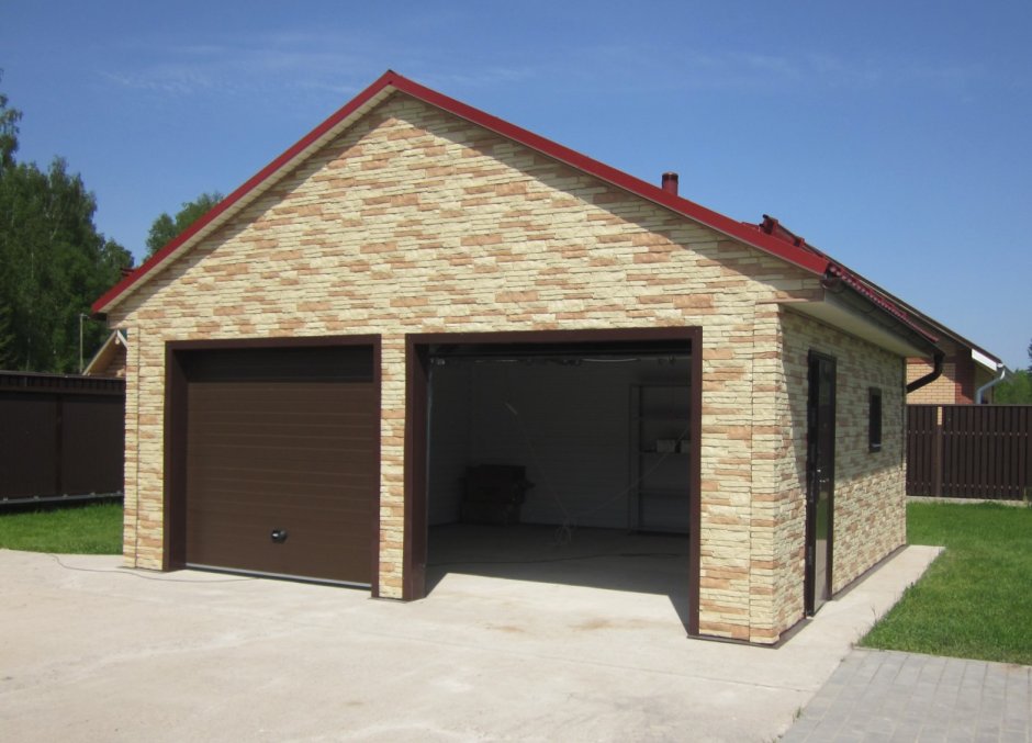 Отделка гаража снаружи