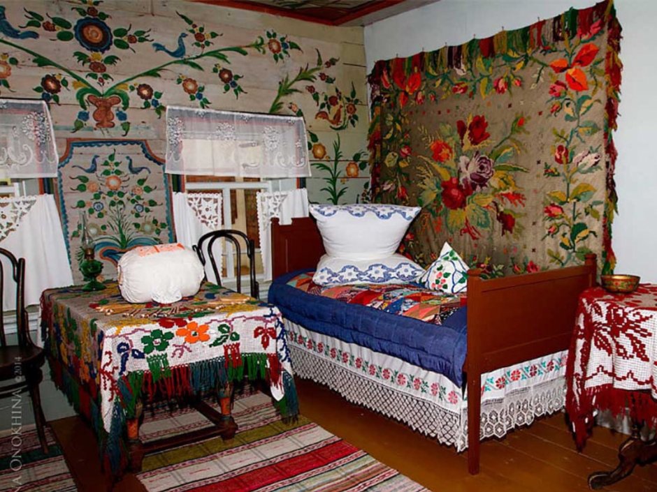 Интерьер бабушкиного дома в деревне