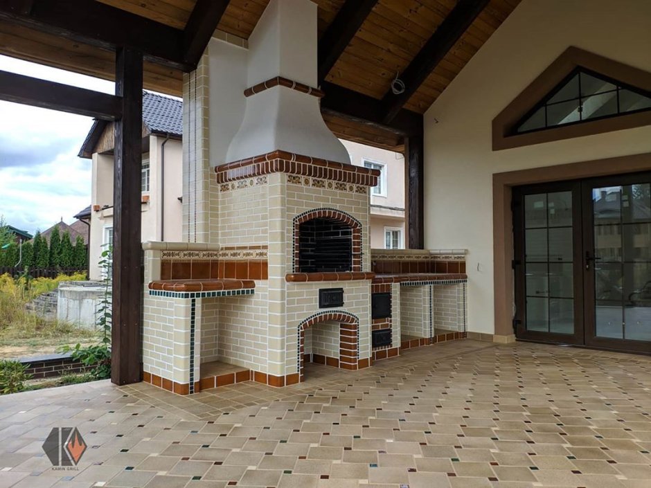 Дизайн барбекю комплекса