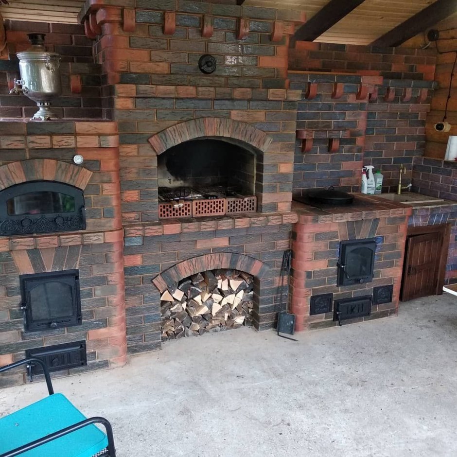 Печные комплексы барбекю