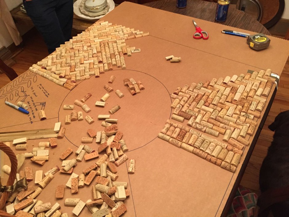 Мебель из пробок от шампанского