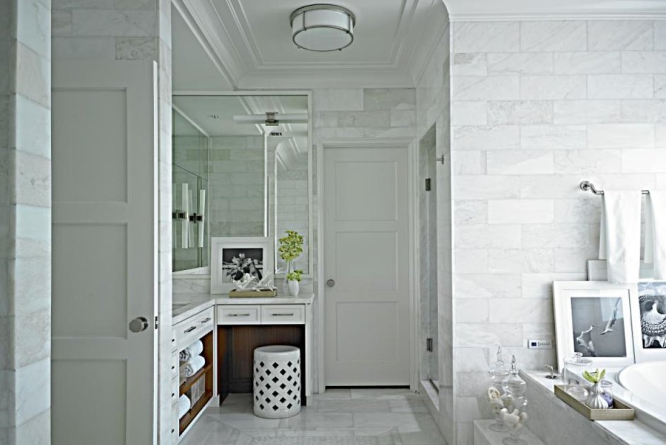 Кухня и ванная в одном стиле