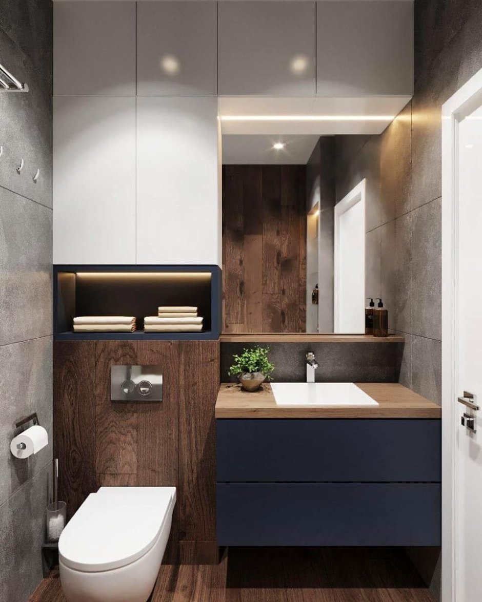 Проходная ванная комната