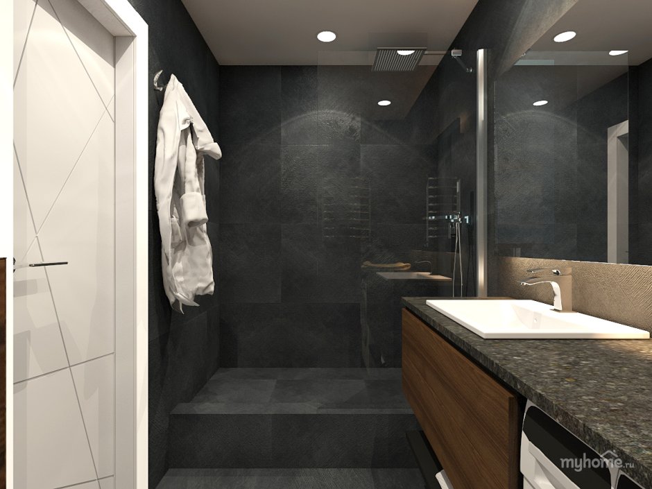 Мастер бедрум с ванной комнатой и гардеробной