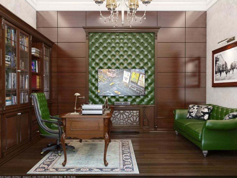 Интерьер кабинета Мартина Бормана