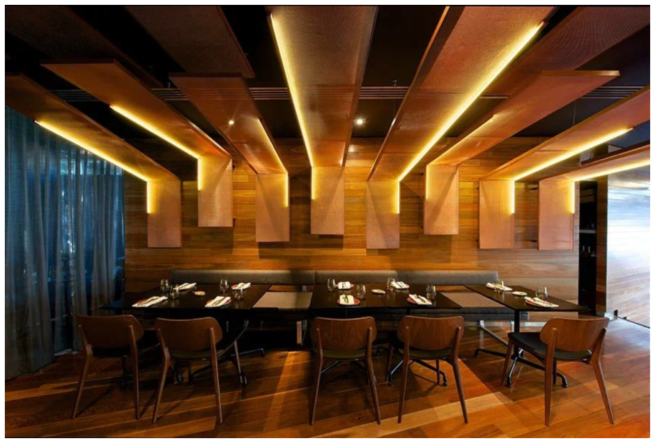 Освещение в кафе и ресторанах