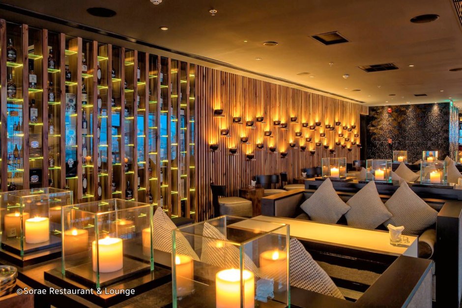 Освещение в ресторане