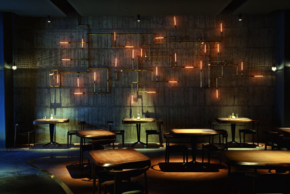 Освещение в ресторане