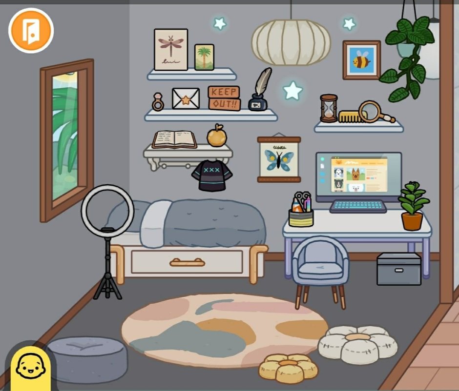 Тока бока комнаты без персонажей