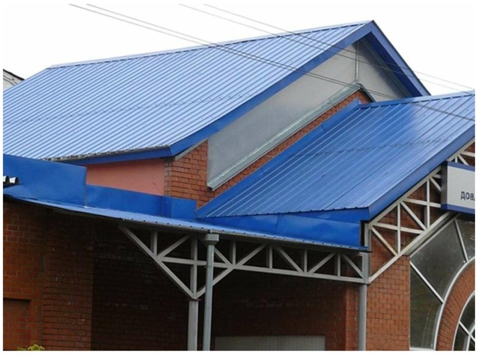 Крыша из профнастила с35