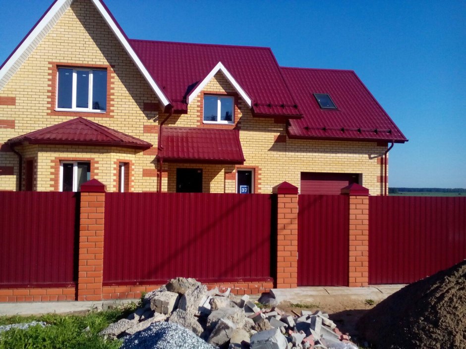 Профлист мп20 3005 красное вино