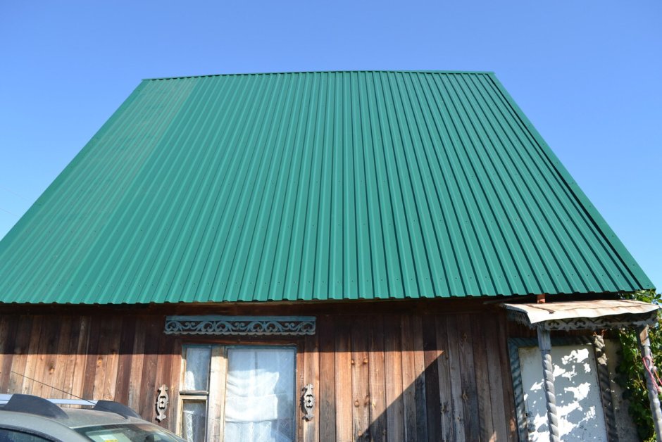 Профнастил с10 на крыше