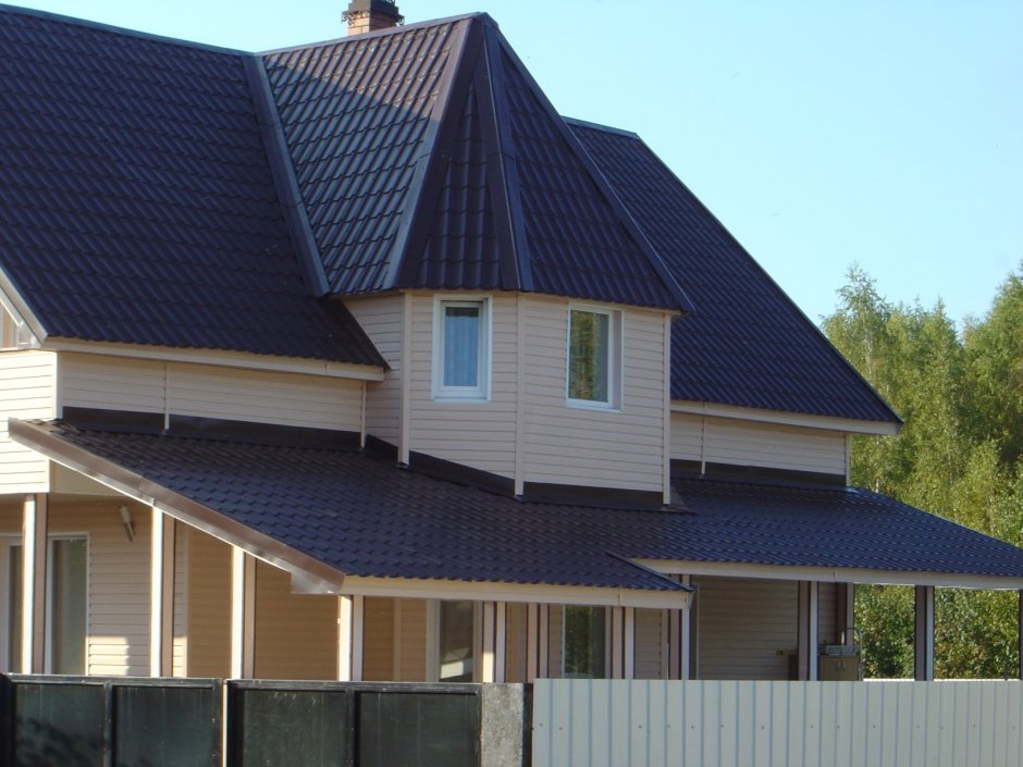 Крыша из профнастила