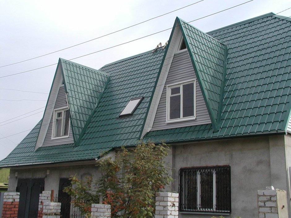 Черепица зеленый мох Каскад-1