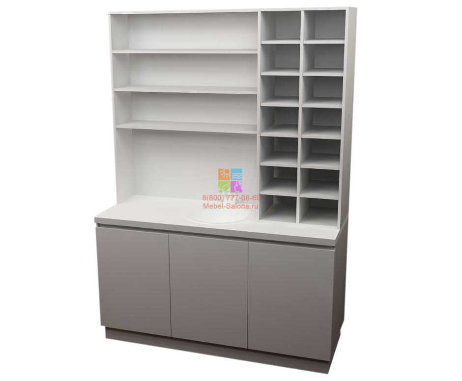 Угловой стол для маникюра