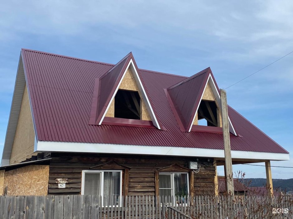 Крыша из профнастила