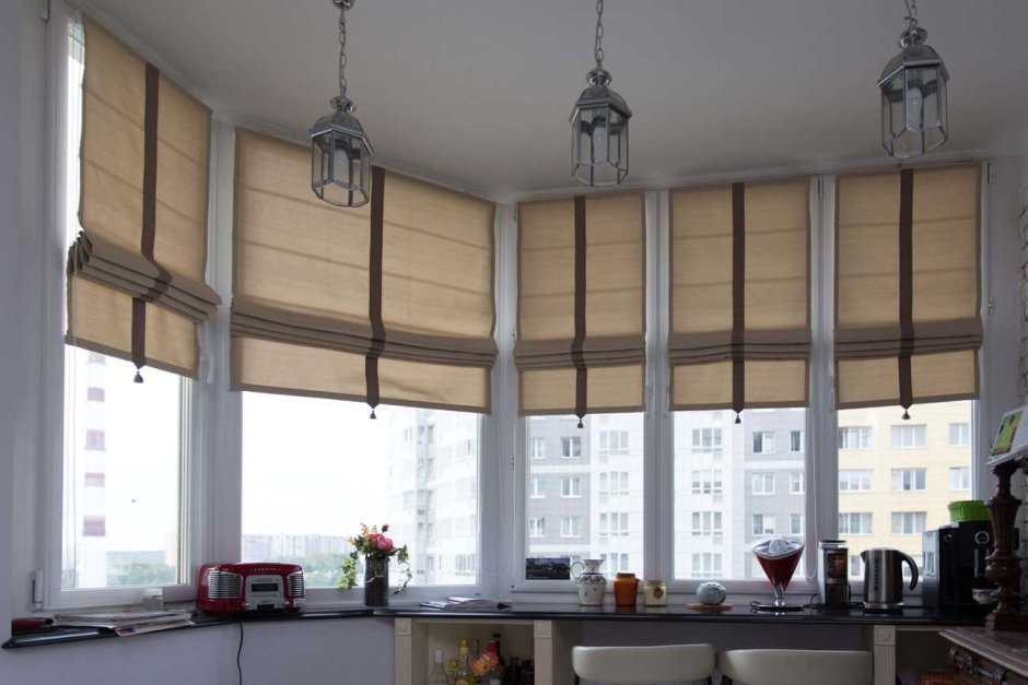 Мягкие римские шторы