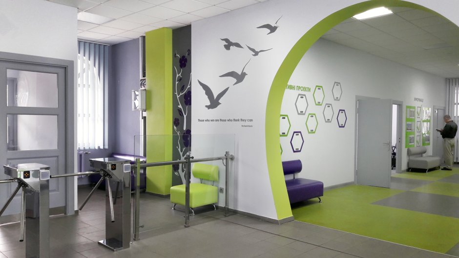 Интерьер школы