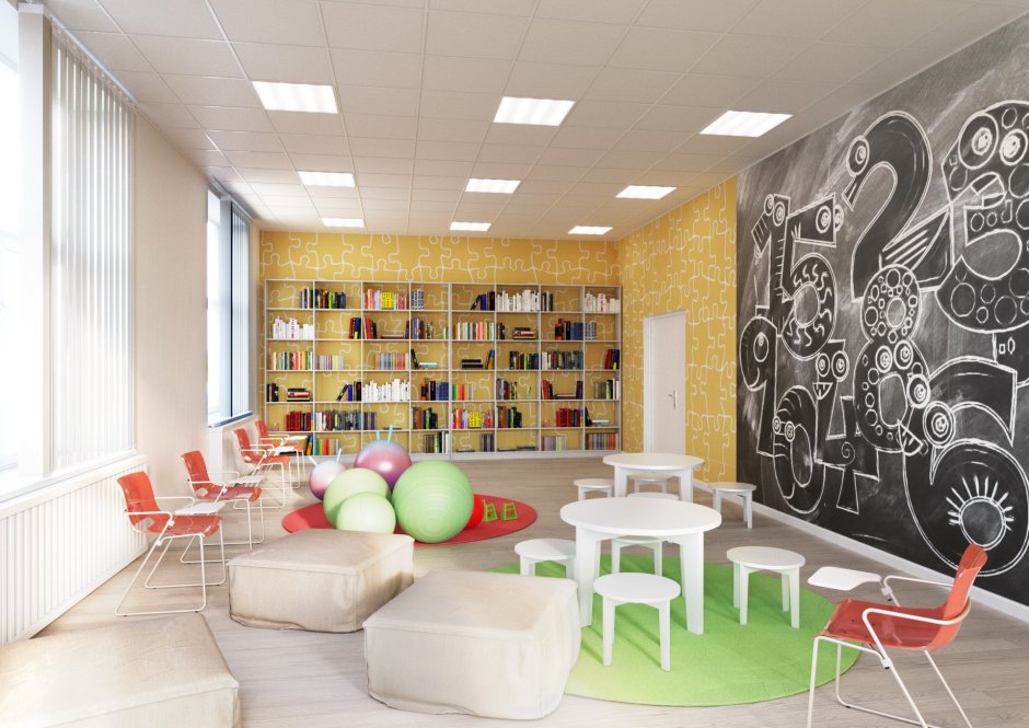 Современная школа интерьер