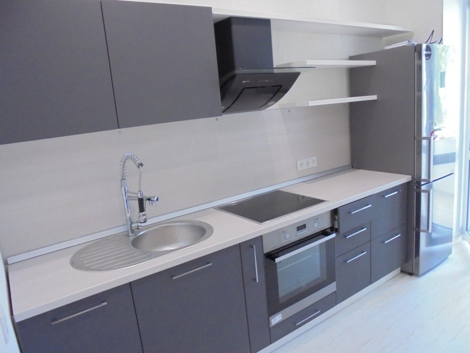 МДФ фасад графит суперматовый