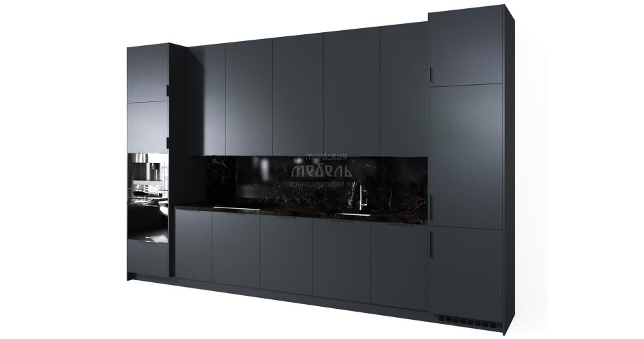 Кухня графит Эридан SS-005