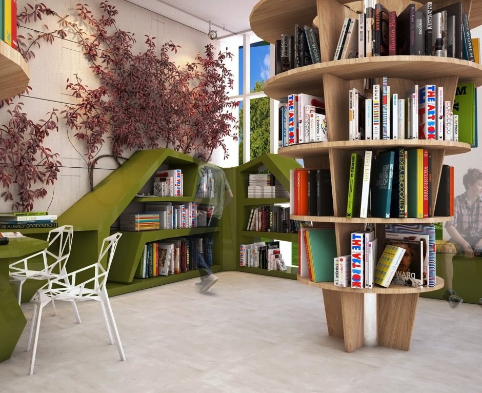 Необычные детские библиотеки