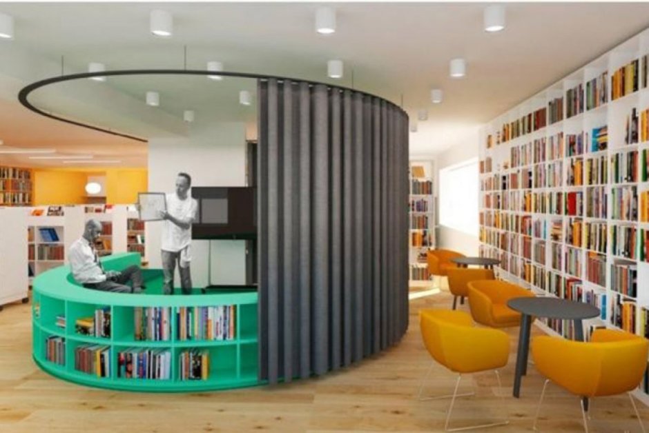 Интерьер детской библиотеки