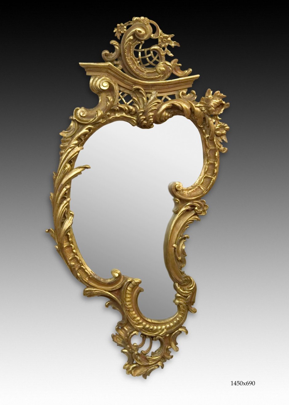 Зеркало в реечной раме