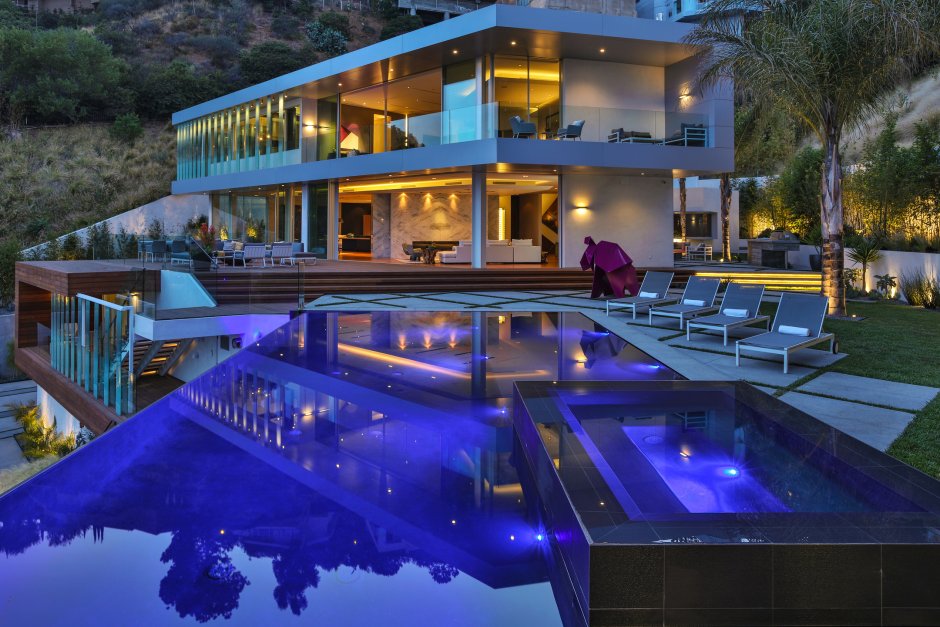 Лос Анджелес голливудские холмы виллы