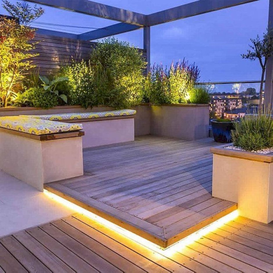 Подсветка веранды