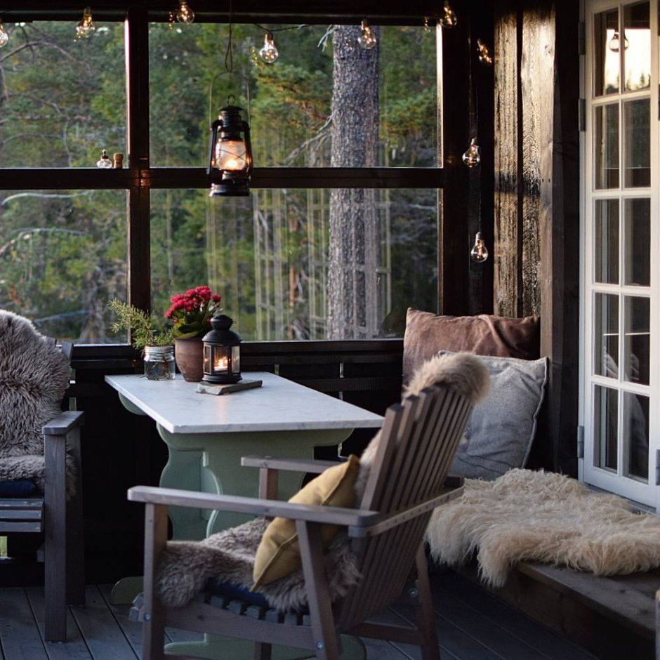 Вечер на веранде