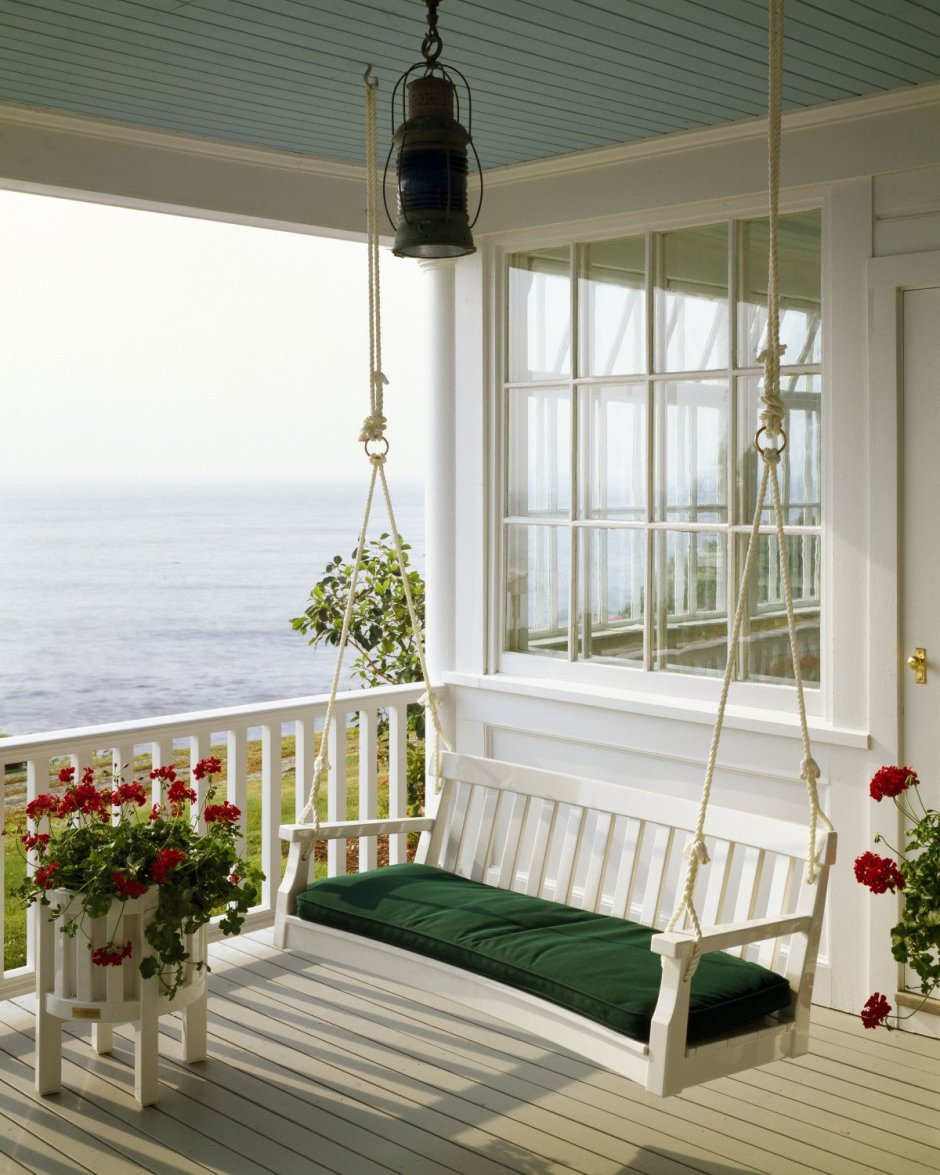 Качели на террасу подвесные