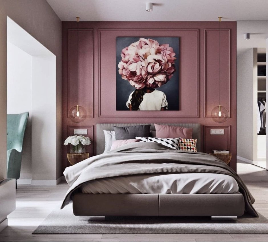 Спальня в стиле Контемпорари